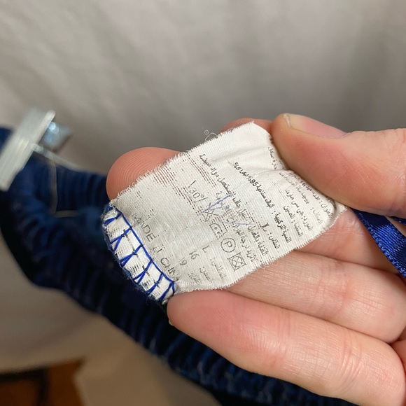 Vintage miss rana blue velvet pants - Picture 6 of 6